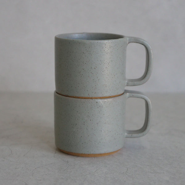 Flat White Mug - Speckle Grey