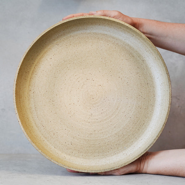 Large Platter - Sand, 12/25