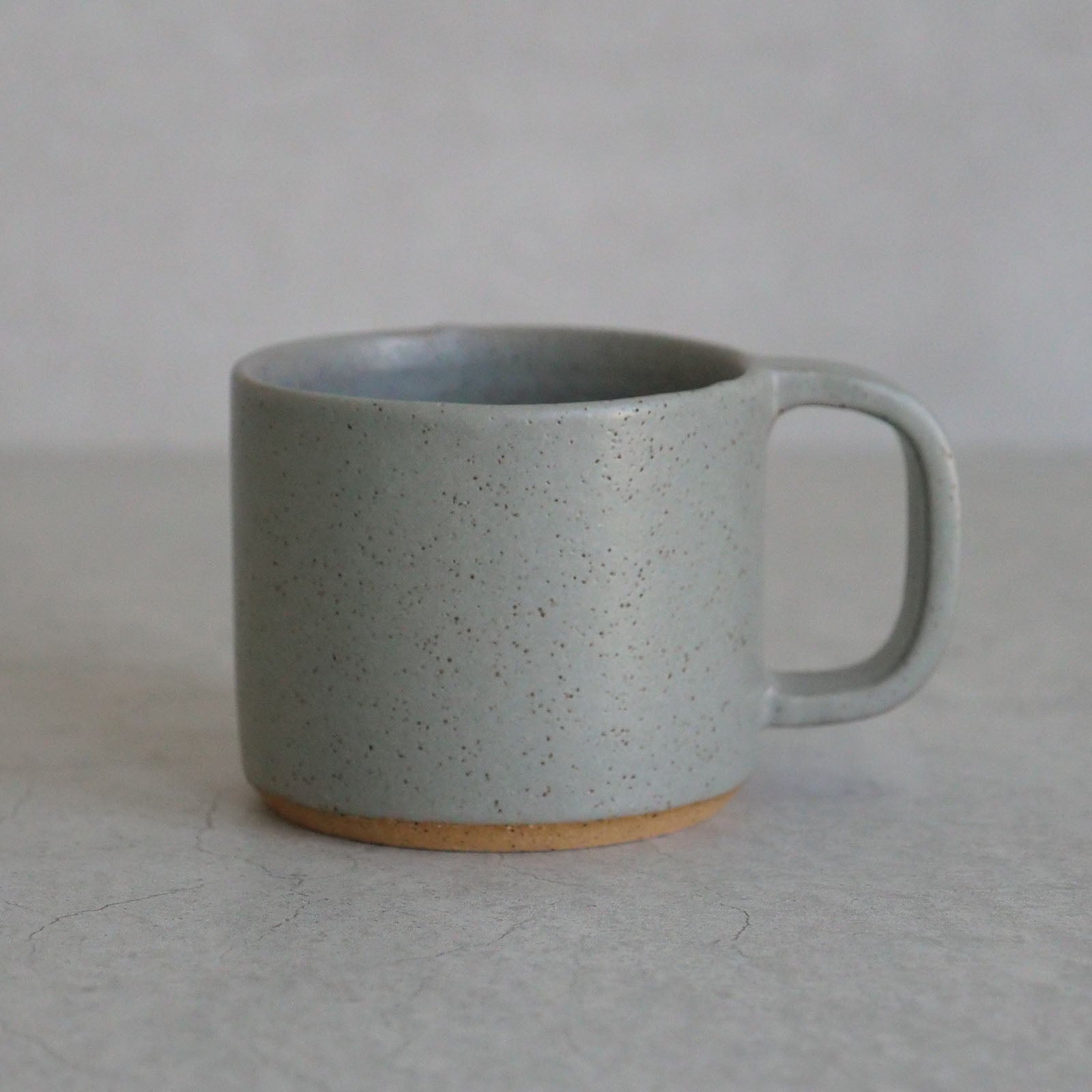 Flat White Mug - Speckle Grey